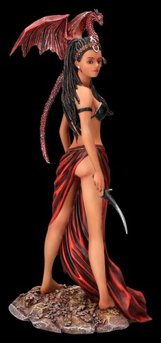 Female warrior figure with - female,