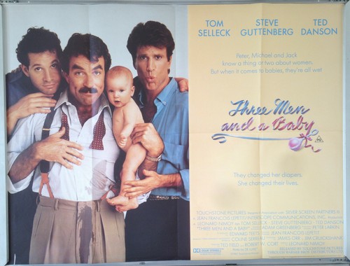 Cinema poster three men and - cinema, poster: