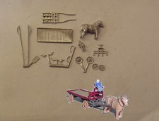 P&D Marsh N Gauge N Scale E203 Horse drawn dray (LMS) kit requires painting