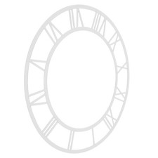  Minimalist Round Roman Numerals Wall Clock Acrylic Mirror Surface Decorative