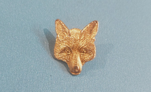 Vintage gold toned fox - gold,