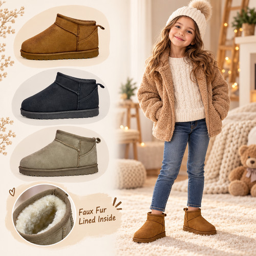 Kids faux suede mini - suede,