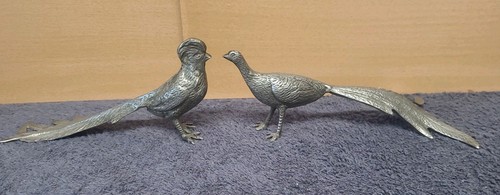 Pair vintage silver - of,