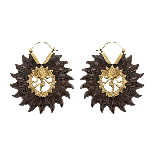81stgeneration wooden earrings - 81stgeneration,