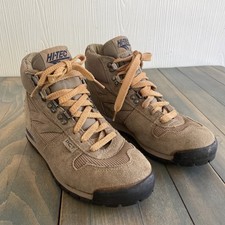 HI-TEC Canvas Leather Hiking