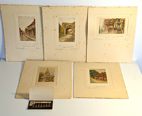 Rare burchett set of - h.,