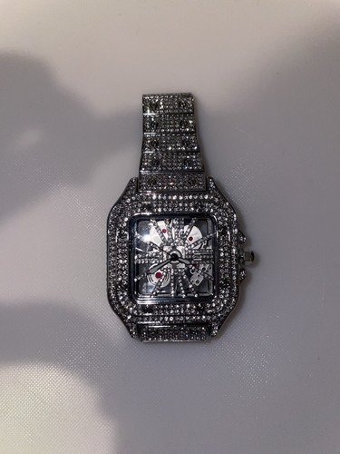Iced out silver - iced,