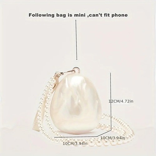 Women pearl egg clutch bag - women,