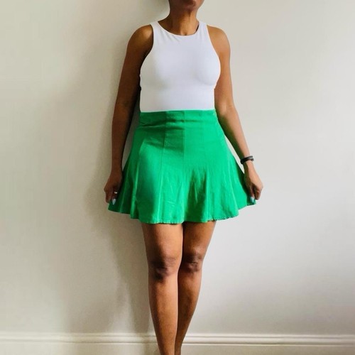 Zara green linen blend - zara, mini