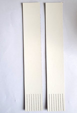 2x WHITE Leather Bookmarks Blank Plain Gift x Him Her Man Woman Lot Joblot