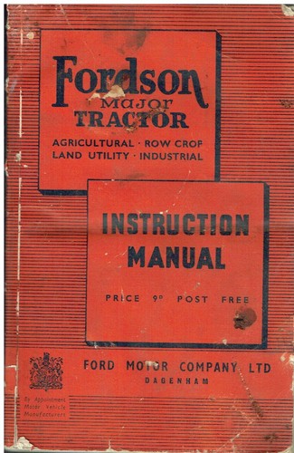 Fordson major tractor original - fordson,