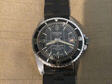 A Military Style Cardinal Sicura Navy 25 Jewelled Divers Watch