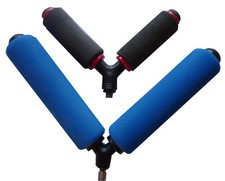 Double Fishing Pole Roller Set