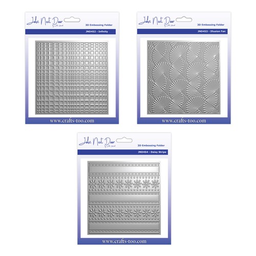 John next door embossing - john,