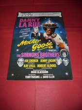 Danny La Rue Jenny Logan Simmons Brothers 1986 UK Theatre Pantomime Poster