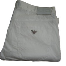 Armani Jeans J23 NEW Slim Fit Stretch Denim W33 L30 White j23ge Mens AJ BNWoT