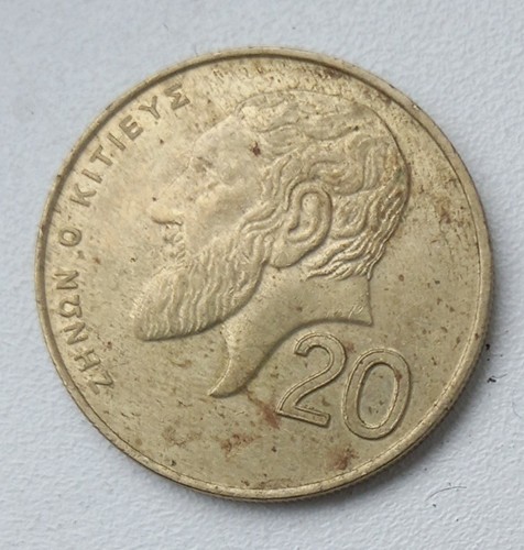 Cyprus cents coin 1994 - 20, zeno