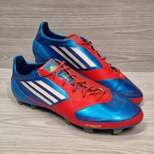 Adidas Adizero F50 FG 2011 Model Football Boots Mens 8 UK Blue Red 