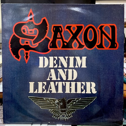 Saxon denim and leather 1981 - saxon,