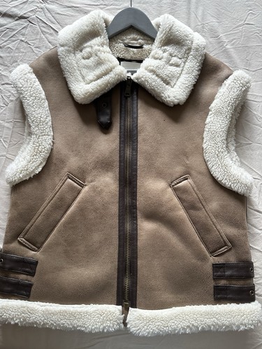 Zara faux suede shearling - zara,