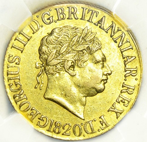 King george the iii 1820 - iii, gold
