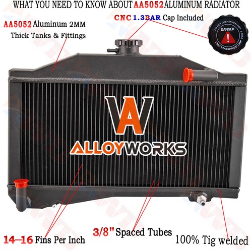 Row radiator for 1955 - 2,