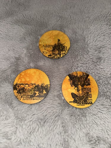 Coasters set hand made - set,