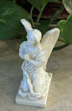 Vtg Angel Ivory Winged