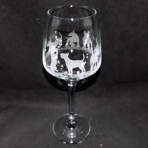 Engraved english bull - engraved, 'english