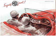 MG MIDGET TF SERIES ROADSTER ORIGINAL 1954 FACTORY UK SALES PAMPHLET