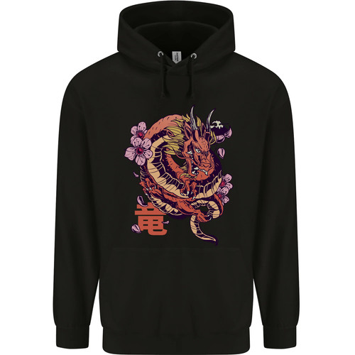 Japanese fantasy dragon mens - dragon,