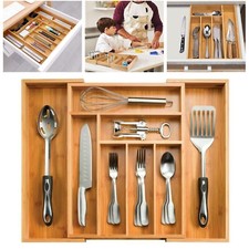 Extendable cutlery tray - extendable,