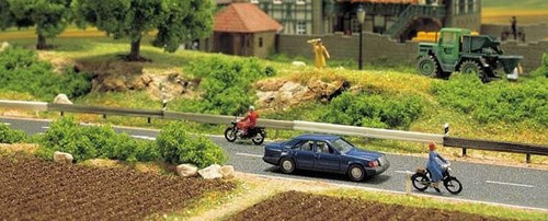 Crash barrier set - barrier, gauge