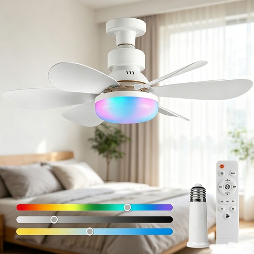 Screw ceiling fan - screw, led