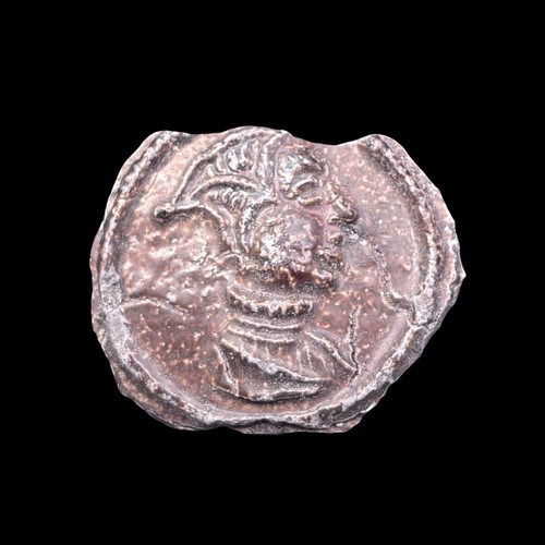 Medallion shard bellarmine jug