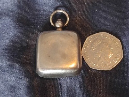 Silver sovereign holder - silver,