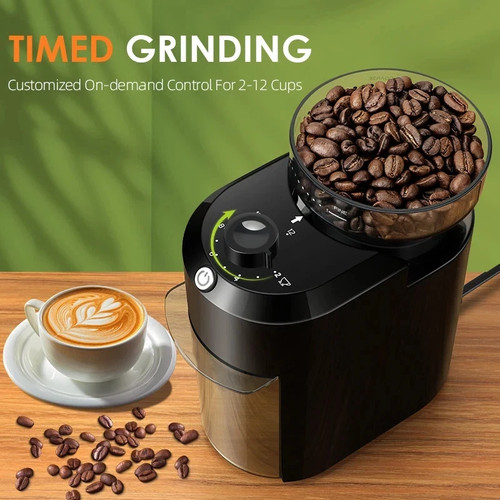 Electric burr coffee grinder - electric,