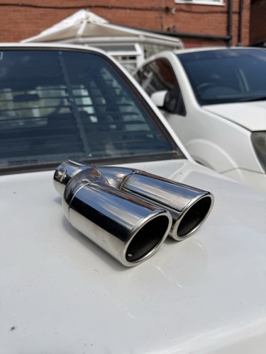 Twin exhaust tip muffler tail - twin,