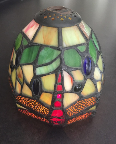 Vintage tiffany style lamp - vintage,