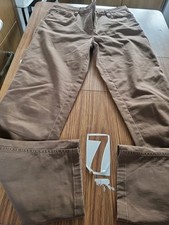 Michele Magic Brown jeans size 10 leg 28inch stretchy used gd BOX34J