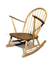 ERCOL BLONDE ROCKING CHAIR