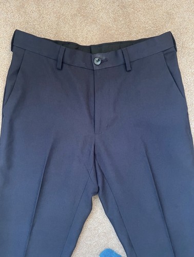 Navy blue smart trousers - navy,