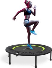 Jandecfit Foldable Fitness Trampoline 40" Fitness Rebounder for Indoor, Garden