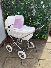 Eichhorn Pink Wicker Pram