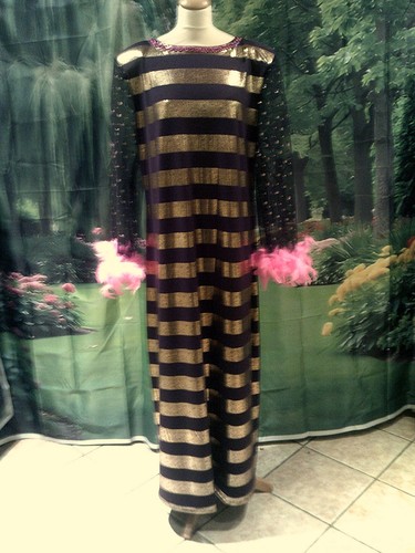 Drag queen burgandy gold long - burgandy/gold,