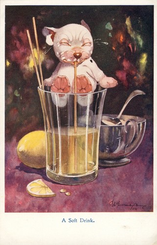 Bonzo postcard george - postcard, e