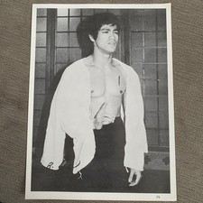 Bruce Lee Original Jeet Kune Do Club Photo - Printed in 1977 - Rare Item