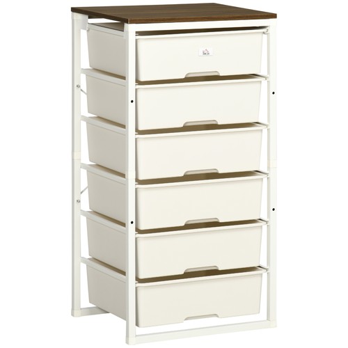 Homcom chest drawers 6 - of, drawers,