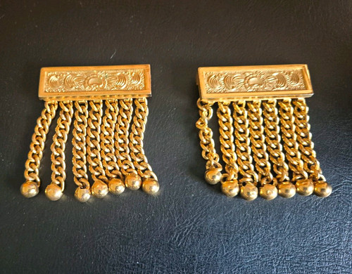 Vintage gold colour metal