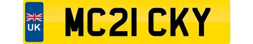 Ricky private number plate - number,